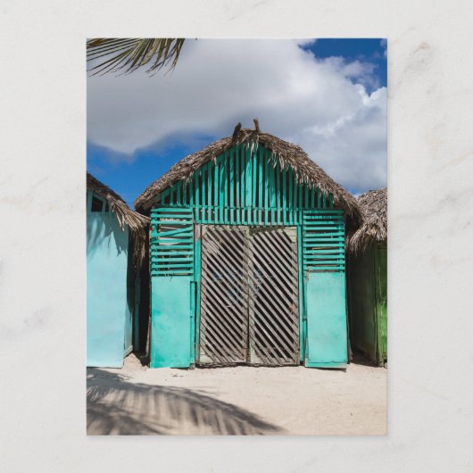 Het dorp Mano Juan in Saona Domenican Briefkaart (Voorkant)