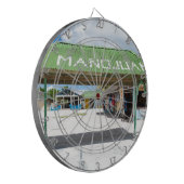 Het dorp Mano Juan in Saona Domenican Dartbord (Voorkant Links)