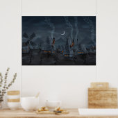 Het dorp Musicians Poster (Keuken)