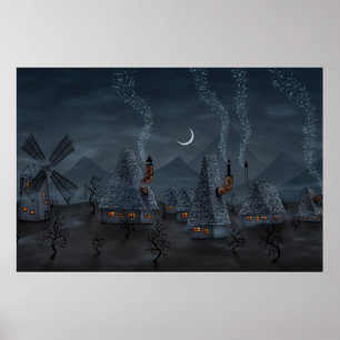 Het dorp Musicians Poster