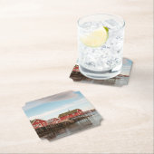 Het dorp Noorwegen Lofoten Vist Kartonnen Onderzetters (Insitu)