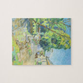 Het dorp (pastel op papier) legpuzzel (Horizontaal)