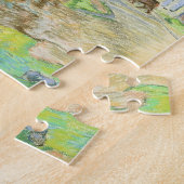 Het dorp (pastel op papier) legpuzzel (Zijkant)