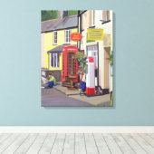 Het dorp Post Kantoor Canvas Afdruk (Insitu (Houten vloer))