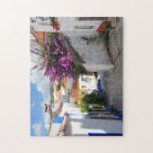 Het dorp Real Portugal — Obidos Castled Legpuzzel (Verticaal)