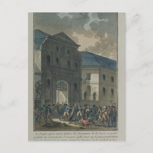Het dorp Saint-Lazare Briefkaart (Voorkant)