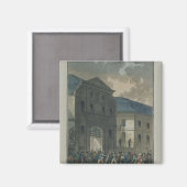 Het dorp Saint-Lazare Magneet (Voorkant / Achterkant)