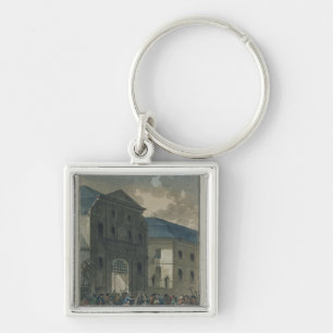 Het dorp Saint-Lazare Sleutelhanger