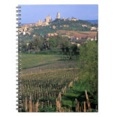 Het dorp San Gimignano zit in het rolrooster Notitieboek (Voorkant)