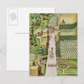 Het dorp Secoton Briefkaart (Voorkant / Achterkant)