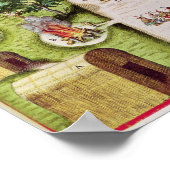 Het dorp Secoton Poster (Hoek)