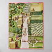 Het dorp Secoton Poster (Voorkant)