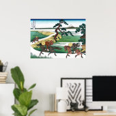 Het dorp Sekiya op de Sumida Poster (Thuiskantoor)