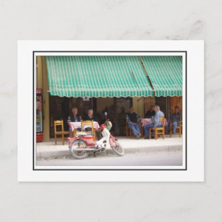 Het dorp taverna briefkaart