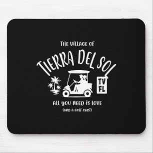 Het dorp Tierra Del Sol Tv Fl golfkar ontwerp Muismat
