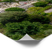 Het dorp Tourrettes-sur-Loup in het Franse Briefka Poster (Hoek)