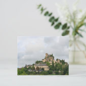 Het dorp Turenne in Frankrijk Briefkaart (Staand voorkant)