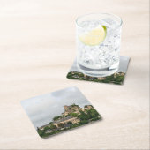 Het dorp Turenne in Frankrijk Kartonnen Onderzetters (Insitu)