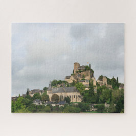Het dorp Turenne in Frankrijk Legpuzzel