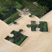 Het dorp Turenne in Frankrijk Legpuzzel (Zijkant)