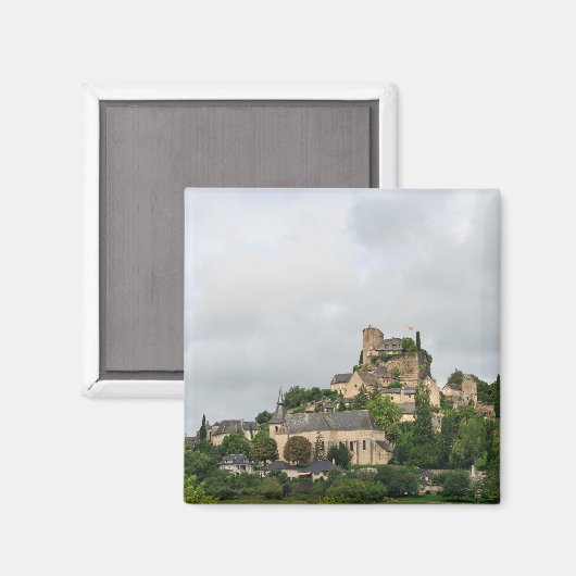 Het dorp Turenne in Frankrijk Magneet (Voorkant / Achterkant)