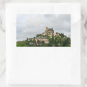 Het dorp Turenne in Frankrijk Rechthoekige Sticker (Tas)