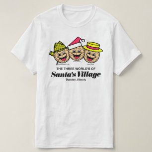 Het dorp van de Drie Wereld van Santa, Dundee, IL T-shirt