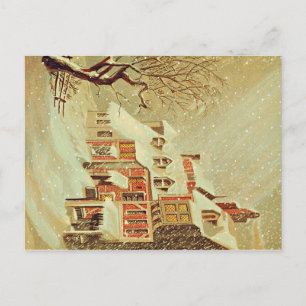 Het Dorp van de winter Briefkaart