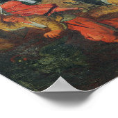 Het dorp van een Boerderij Poster (Hoek)