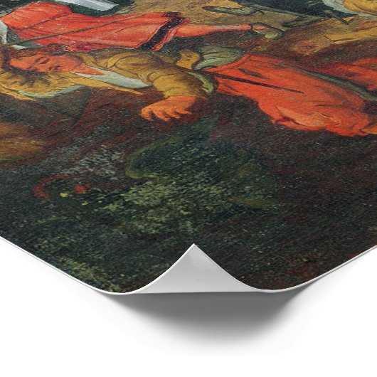 Het dorp van een Boerderij Poster (Hoek)