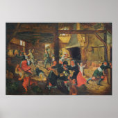 Het dorp van een Boerderij Poster (Voorkant)