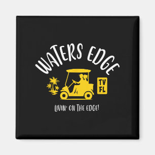 Het dorp Waters Edge Tv Fl golfkar ontwerp Magneet