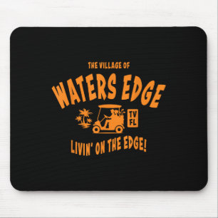 Het dorp Waters Edge Tv Fl golfkar ontwerp Muismat