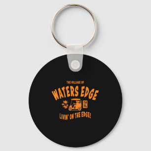 Het dorp Waters Edge Tv Fl golfkar ontwerp  Sleutelhanger