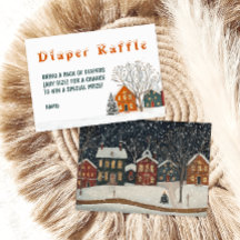 Het Dorp Winter Baby Shower Luierspel