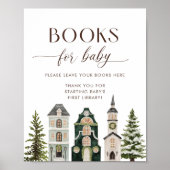 Het Dorp Winterboeken voor Baby Poster (Voorkant)