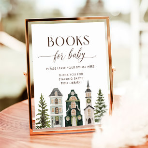 Het Dorp Winterboeken voor Baby Poster