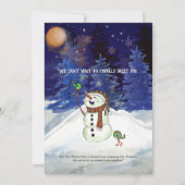 Het Dorp Winterfee Baby Shower Kaart (Achterkant)