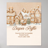 Het Dorp Winterhuis Luier Raffle Poster (Voorkant)