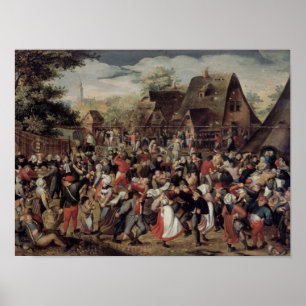 Het dorpsfestival poster