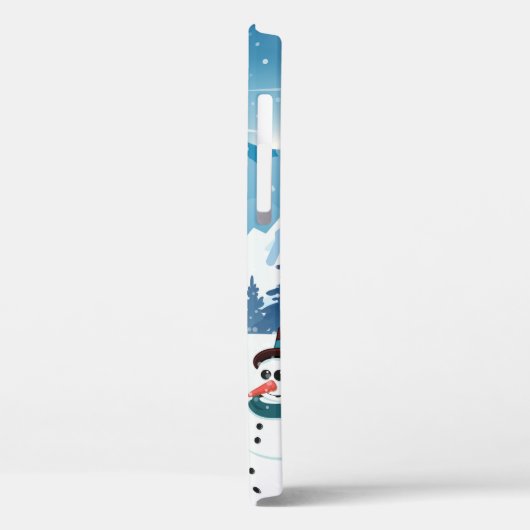 Het dorpswinterlandschap met sneeuw bedekt Case-Mate iPhone case (Achterkant / Links)