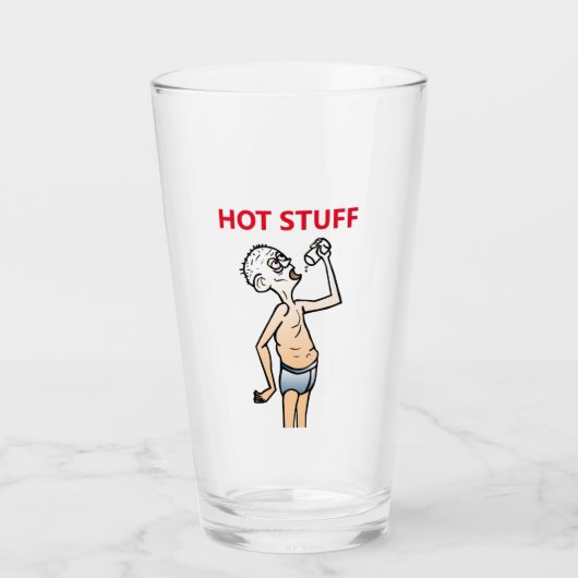 Het dorstige man glas (Voorkant)