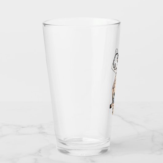 Het dorstige man glas (Rechts)