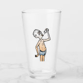 Het dorstige man glas (Voorkant)