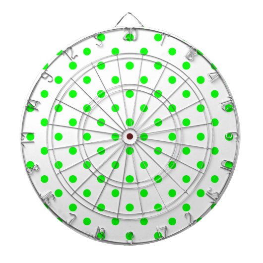 HET DOT Green Polka Dot Dart Board Dartbord (Voorkant)