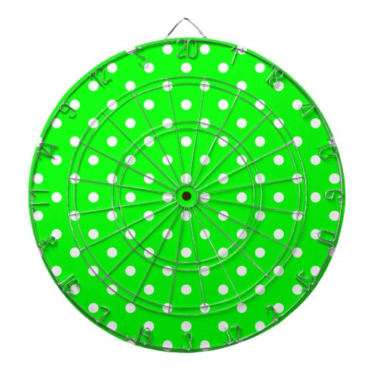 HET DOT Green Polka Dot Dart Board Dartbord (Voorkant)