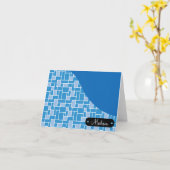 Het douane Gepersonaliseerde Patroon van de Golf Kaart (Gele Bloem)