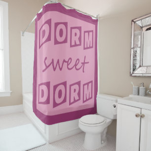 Het douchegordijn "Dorm Sweet Dorm"