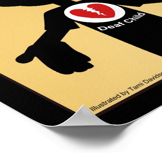 Het dove kind's hart poster (Hoek)