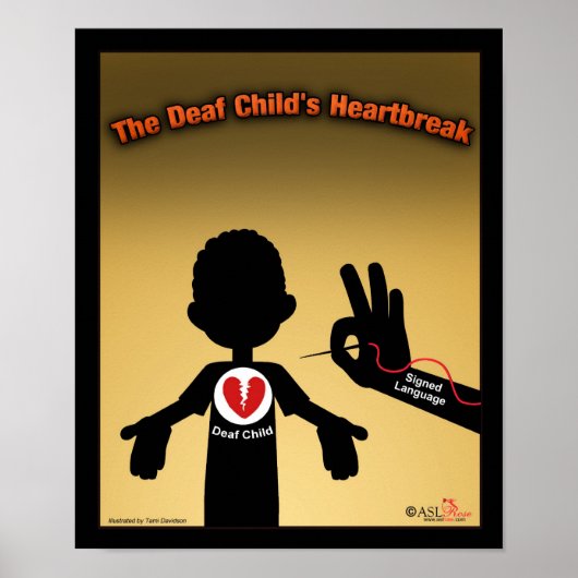 Het dove kind's hart poster (Voorkant)